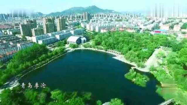 航拍青岛李沧区风景