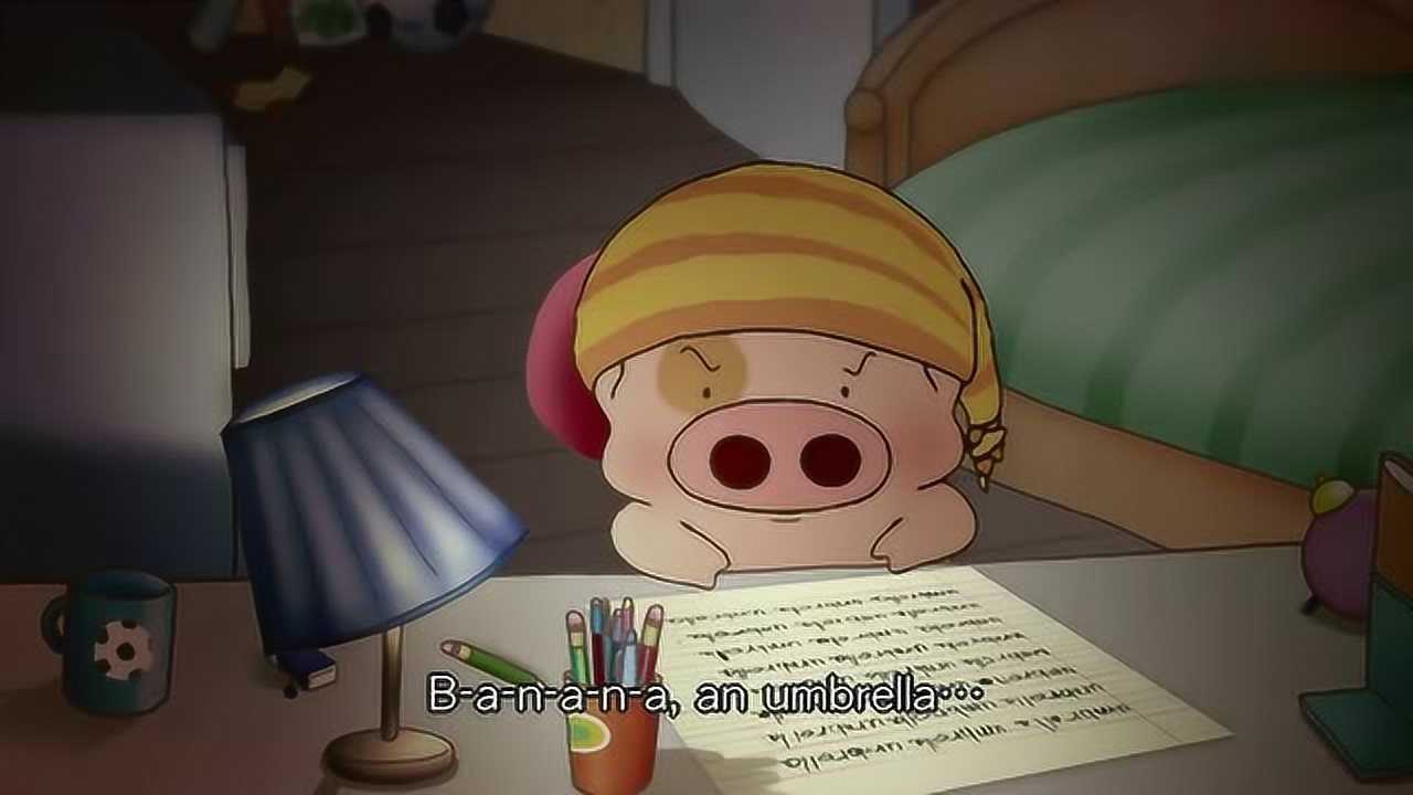 《麦兜响当当》麦兜发奋图强了,考试终于拿到a啊