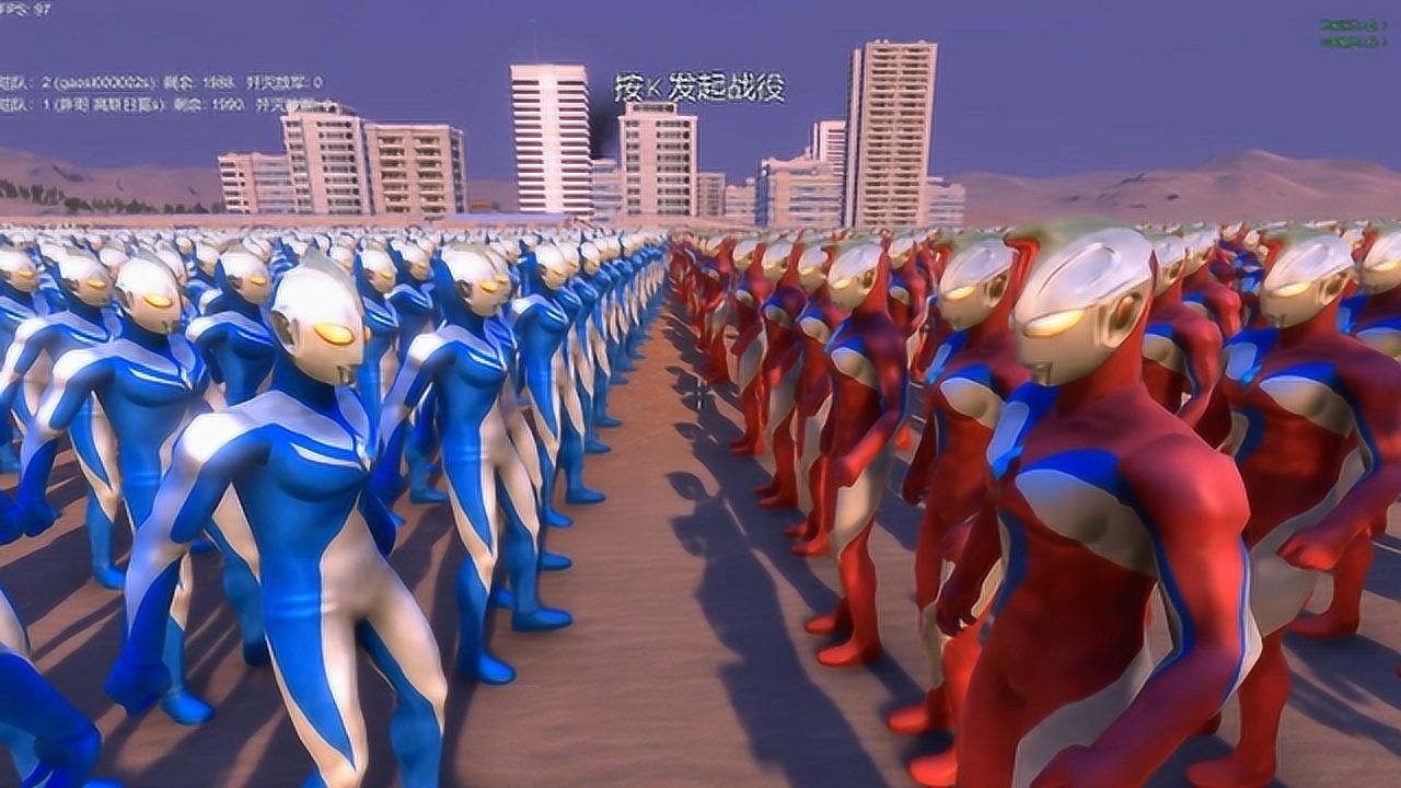 奥特曼自己打自己2000个高斯月食形态挑战2000个高斯日冕形态