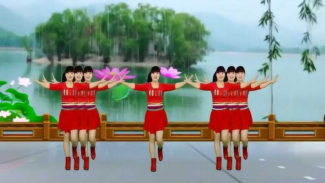 手舞足蹈广场舞语花蝶舞步柔美动人经典抒情又好听