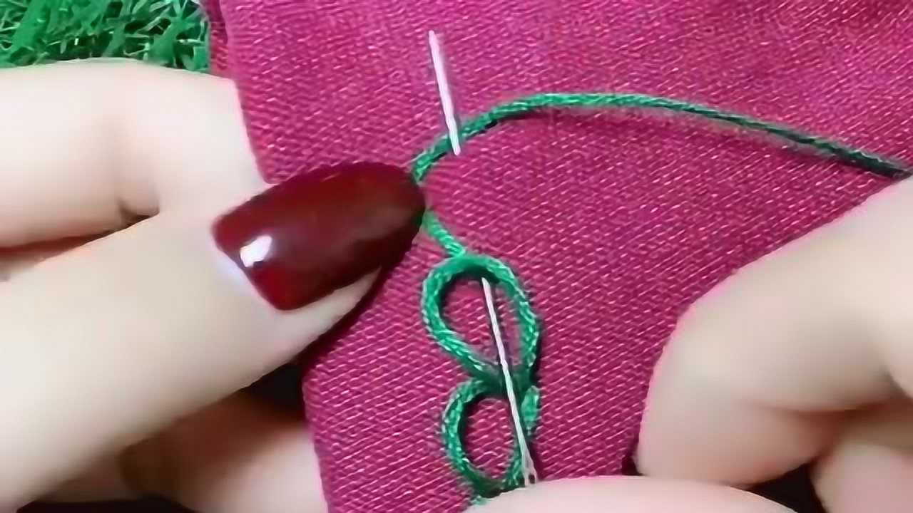 隐形针法慢动作教程,学会这个复返,不用在花钱找人做了!