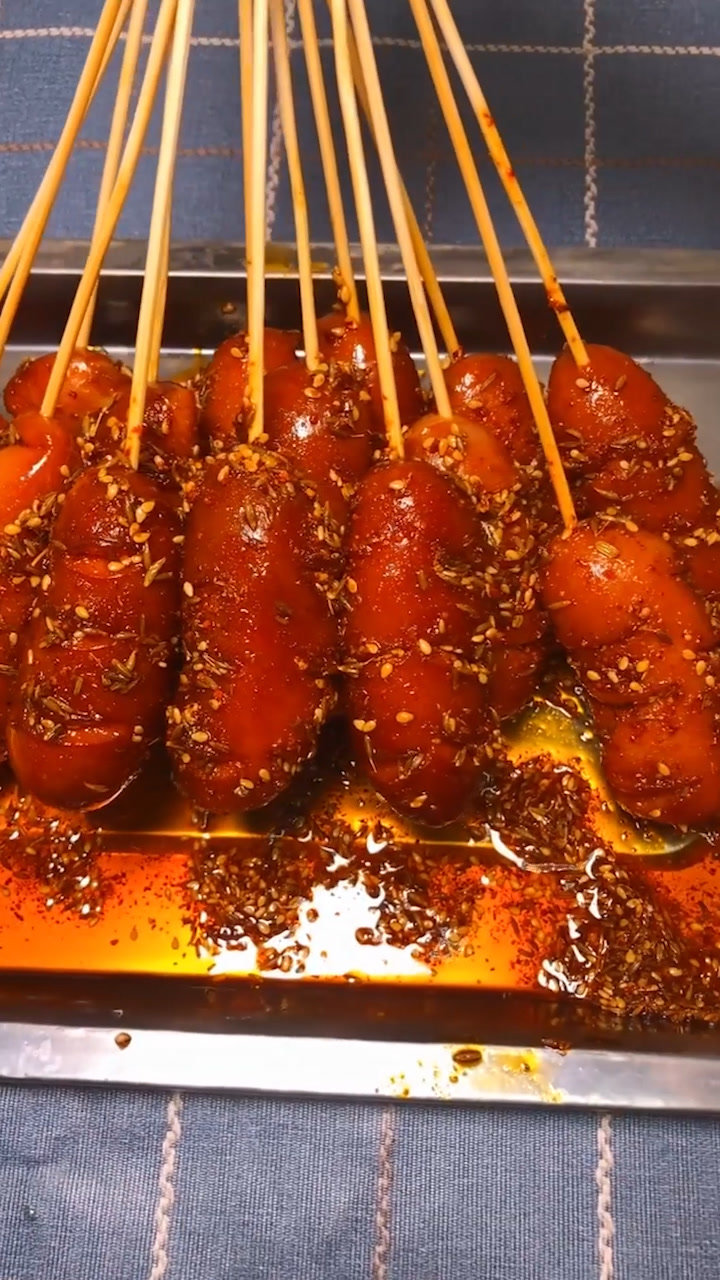 超级好吃的炸香肠