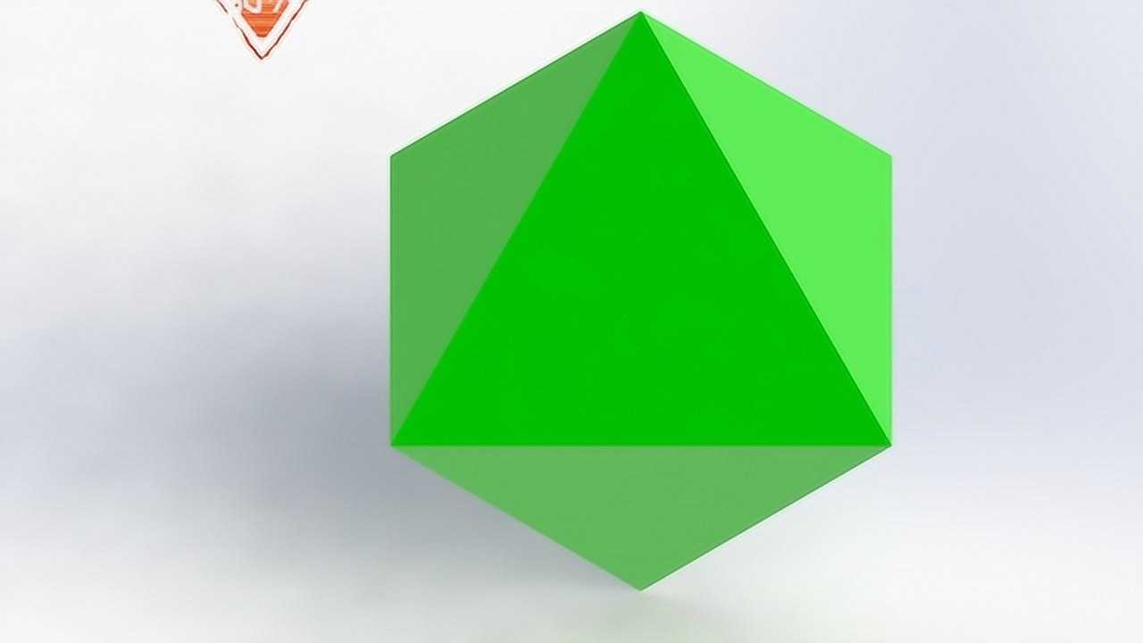 亦明3dsolidworks建模正八面体重点是拉伸凸台拔模角度