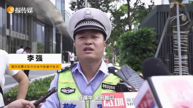 新交规实施首日,深圳交警出动200名警力上路进行违法查处