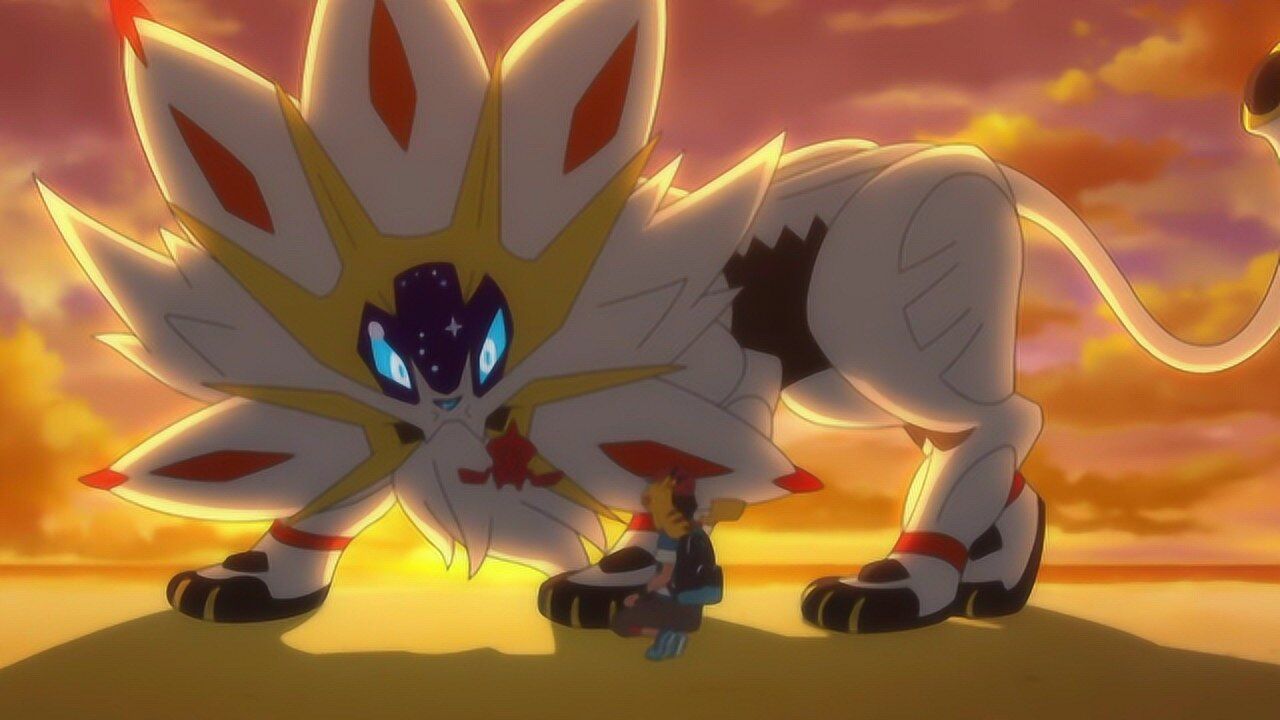 小智最强的神兽索尔迦雷欧回来了精灵宝可梦