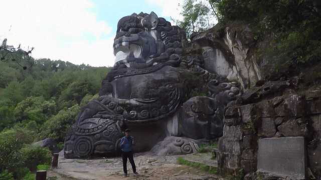 大理剑川翻山越岭,终于看到了全世界最大的狮子,千狮山狮王