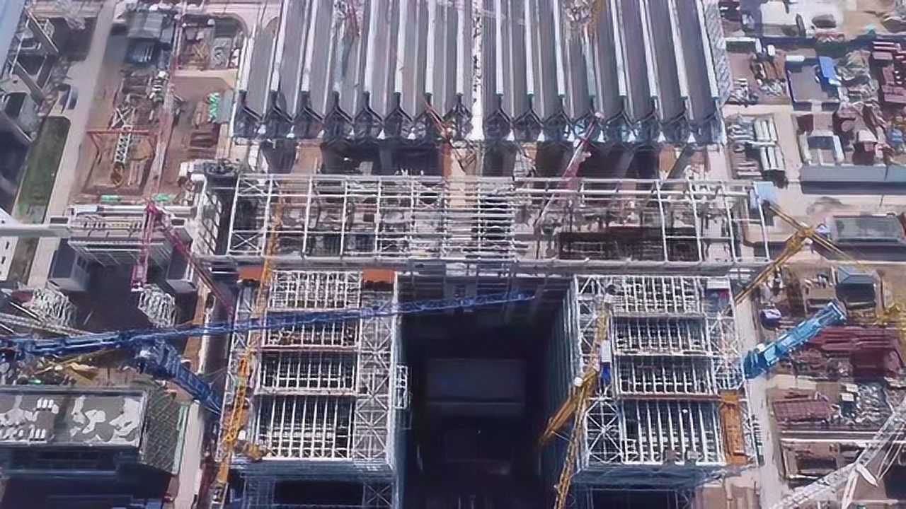 陕西国华锦界电厂三期扩建项目11月10日航拍视频