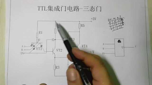 数字电路基础三态门(十四)