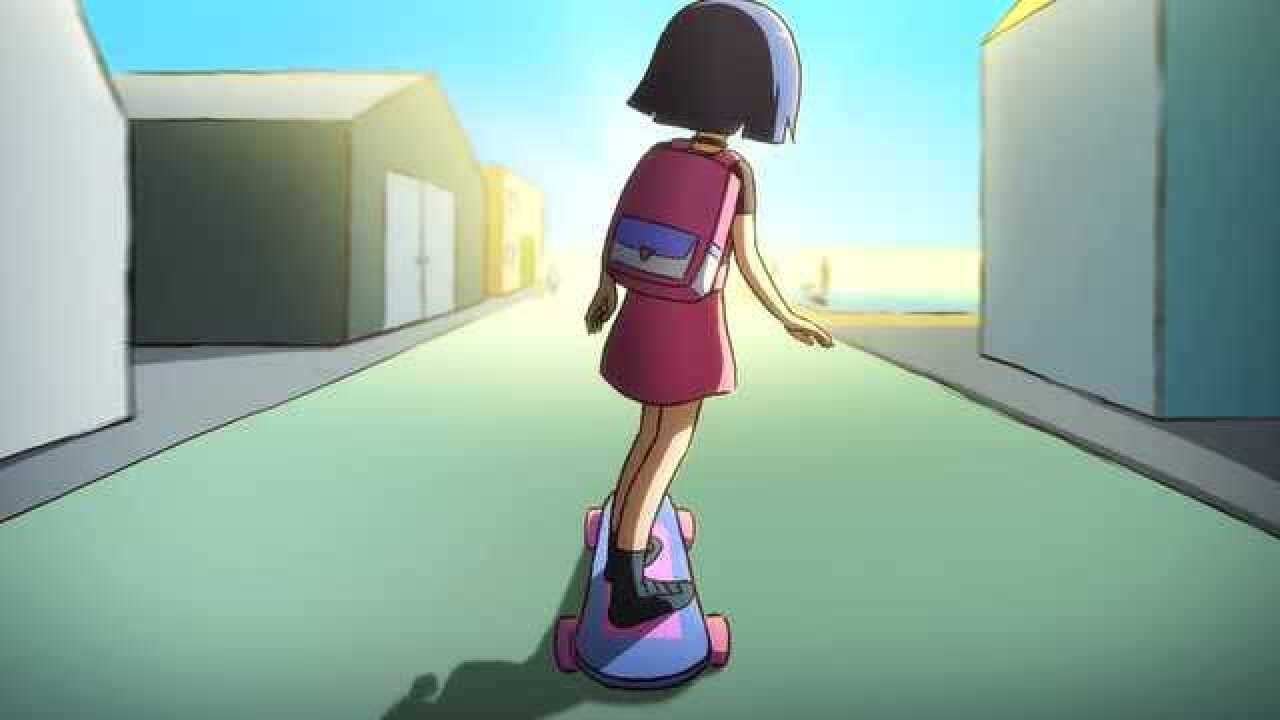 伍六七之最强发型师我就是我不一样的滑板美少女