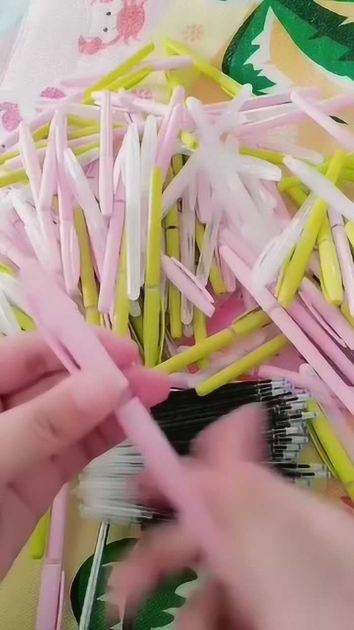 在家做手工赚钱好项目 手工活加工组装笔_腾讯视频