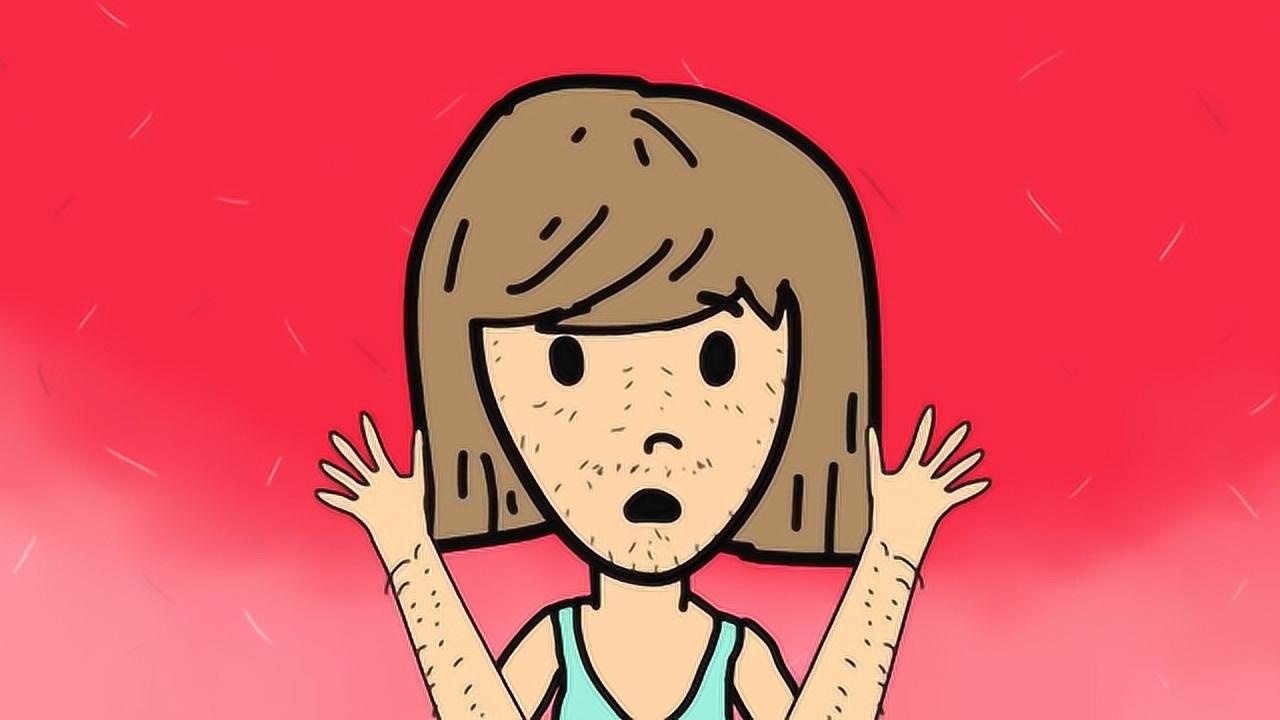 女孩体内有雄性激素,导致全身长满毛发,被当成怪物围观