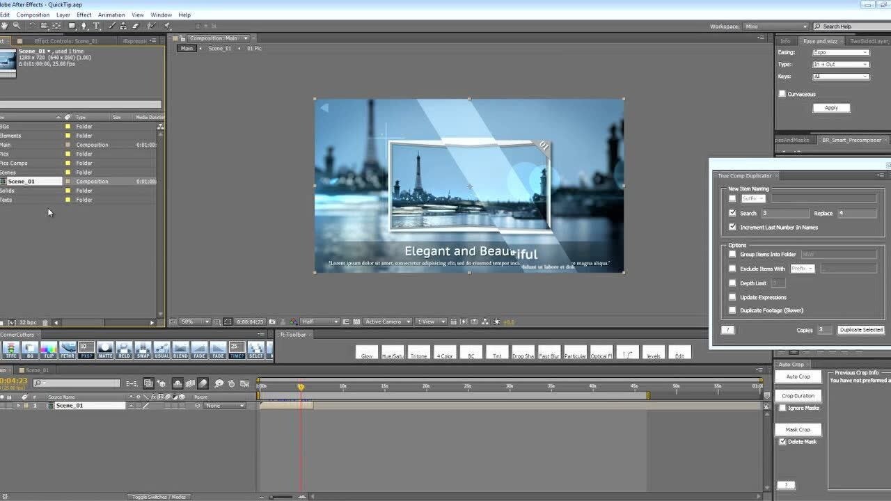 True comp duplicator after effects как установить