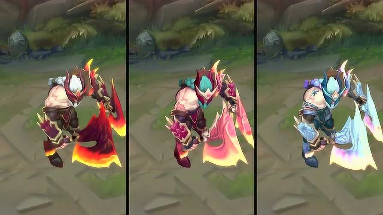 屠龙勇士&nbsp;奥拉夫&nbsp;皮肤特效及炫彩预览