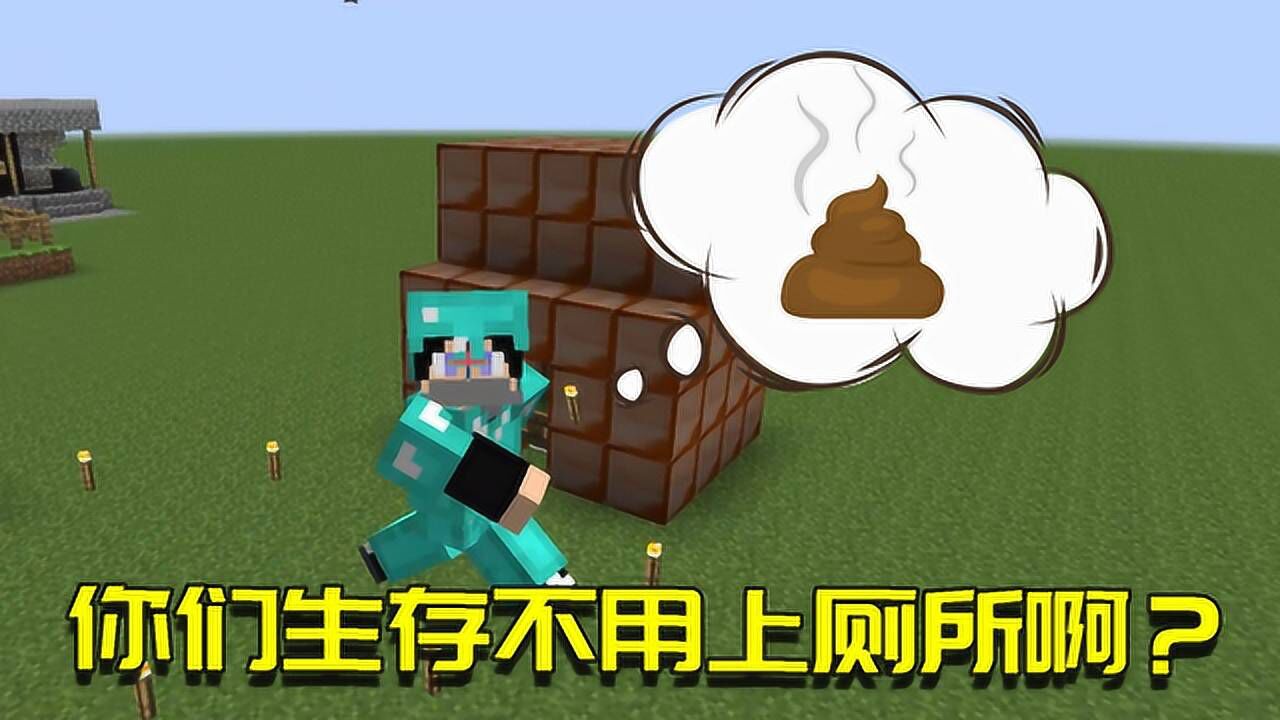 阿阳解说《MineCraft》_阿阳解说《MineCraft》_我的世界Mod:新机制?玩家需要上厕所排泄,生存变得更加困难_高清1080P ...