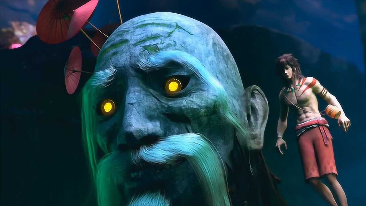 西行纪为什么土地爷爷在救白狼的时候发出的声音是女孩子的