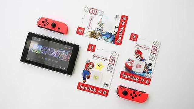 闪迪Switch定制版TF卡开箱:将定制元素玩到极致