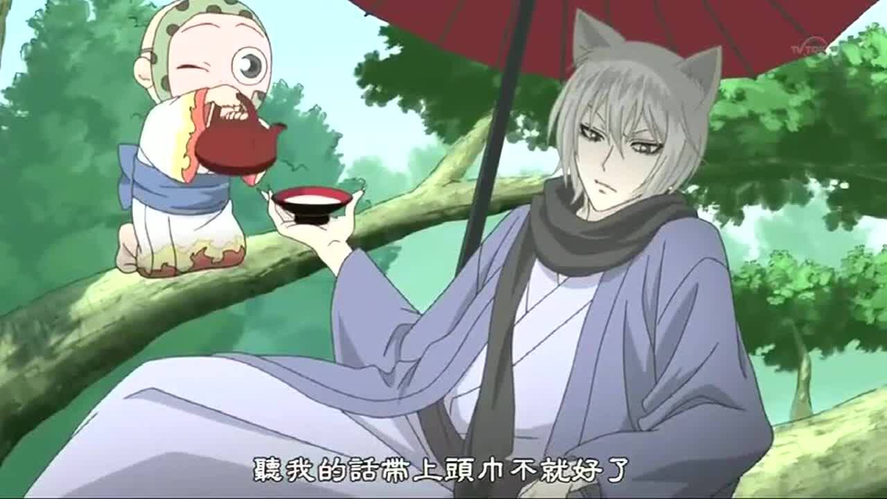 元气少女缘结神巴卫以前样子神似犬夜叉一身红衣真的好酷