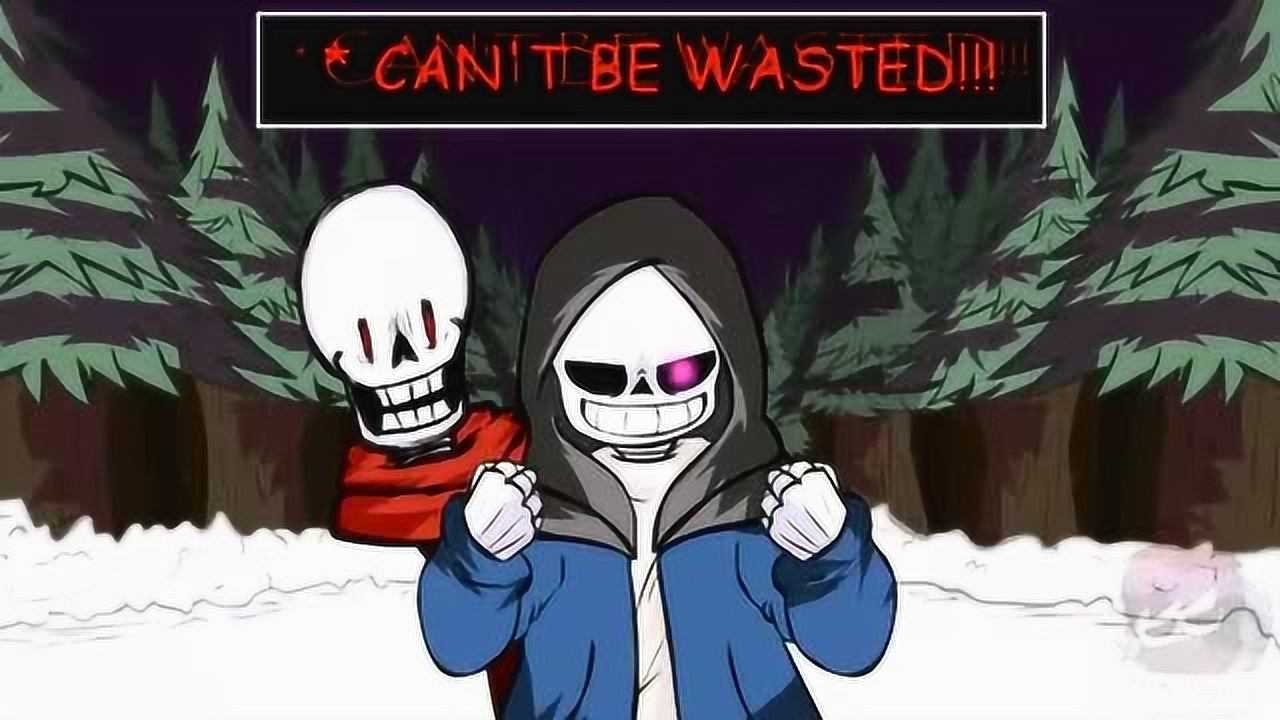 传说之下尘埃sans大战噩梦sans他这是与火影合体了吗