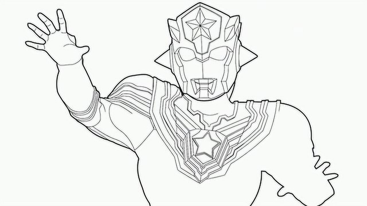 画一个泰塔斯奥特曼你觉得他帅气吗