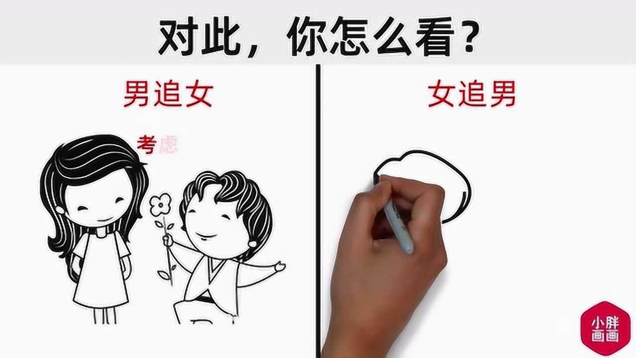 男追女VS女追男,网友:太真实了!哈哈哈_腾讯视频