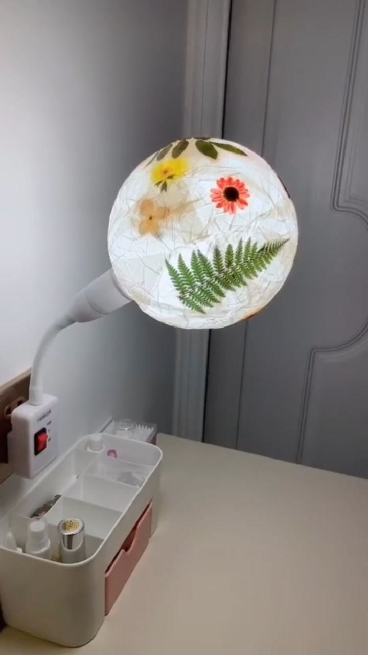 超简单的手工灯罩各位家长学起来吧