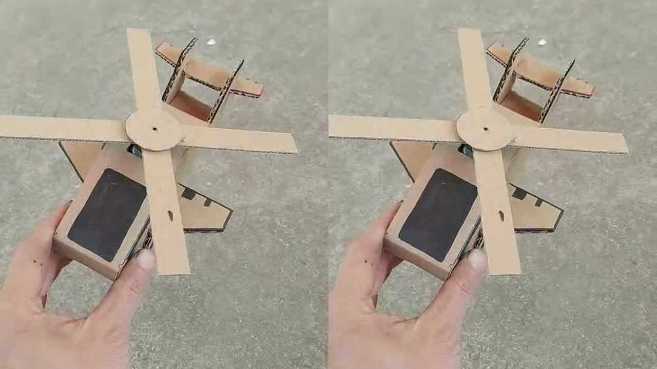 手工制作自制小飞机,能飞
