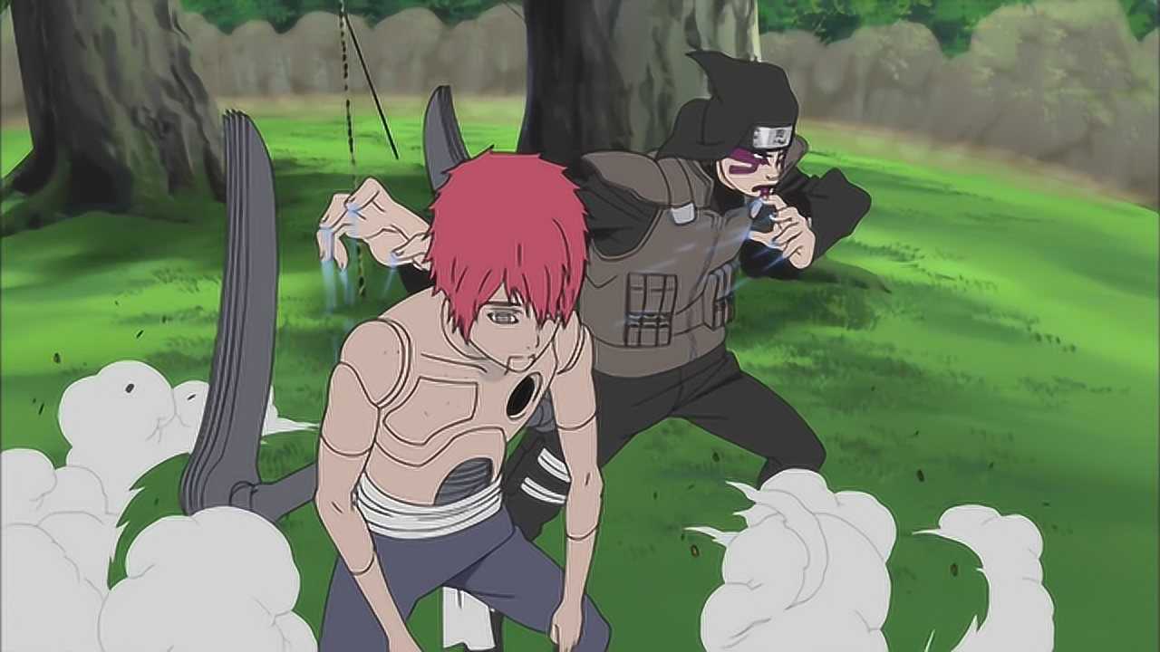 火影忍者:勘九郎vs秽土转生蝎,蝎被勘九郎嘴遁了?