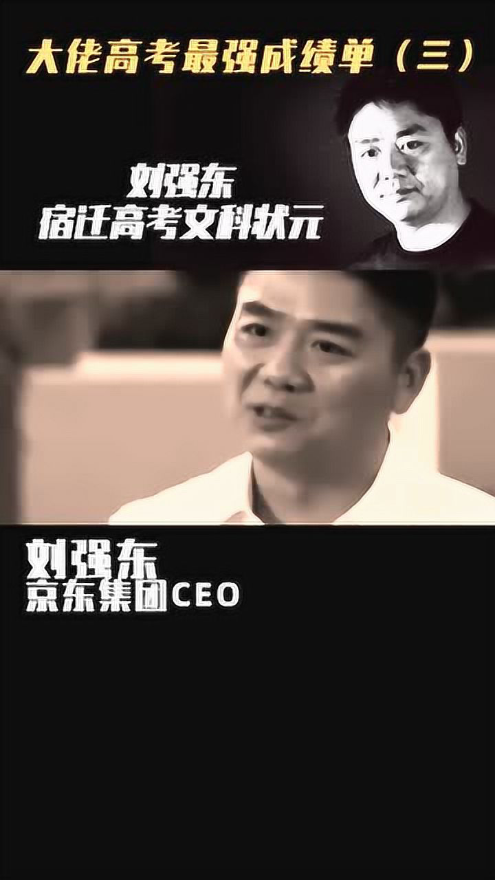 刘强东宿迁高考文科状元