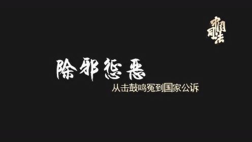 《中国司法》第二季之《除邪惩恶》