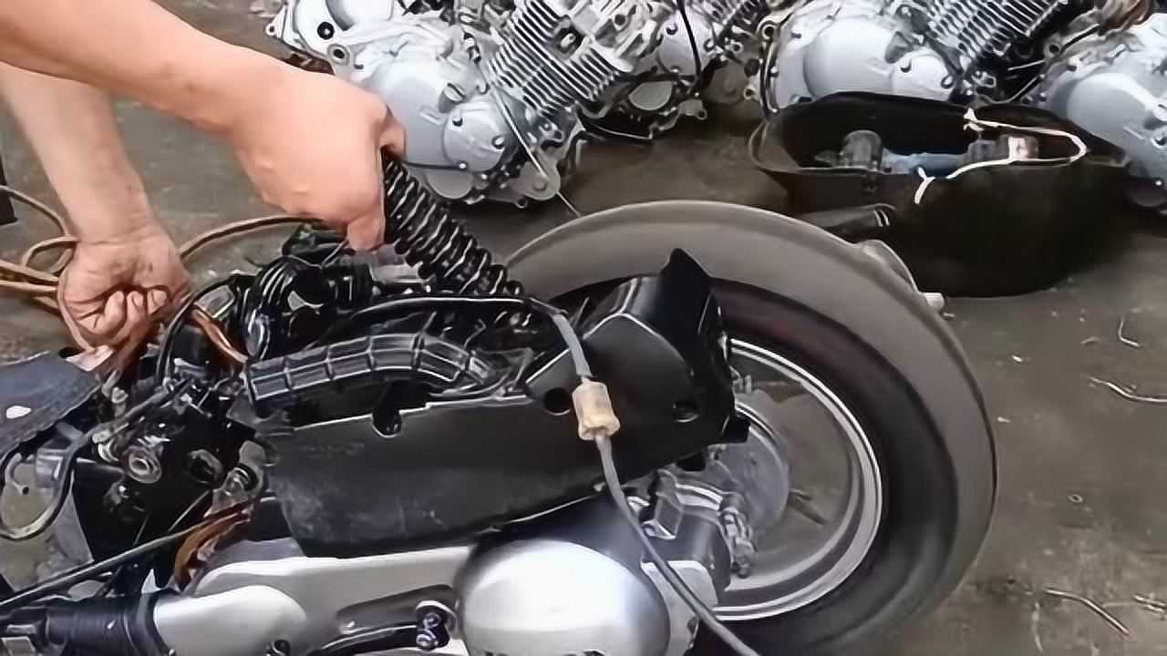 废旧摩托车发动机妙用图片