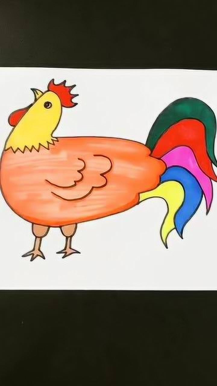 教你用手掌画大公鸡,来学习下吧