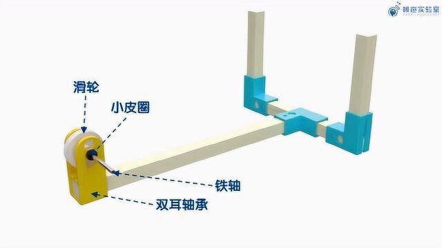 暖爸实验室科技手工:手摇纺线车