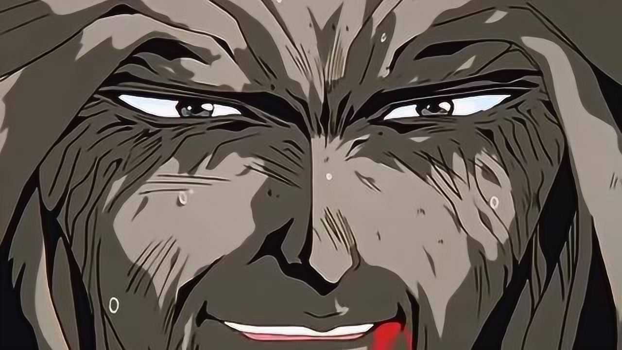 被力量反噬的户愚吕!这个角色让我想起了北斗神拳的拉奥,霸王归天