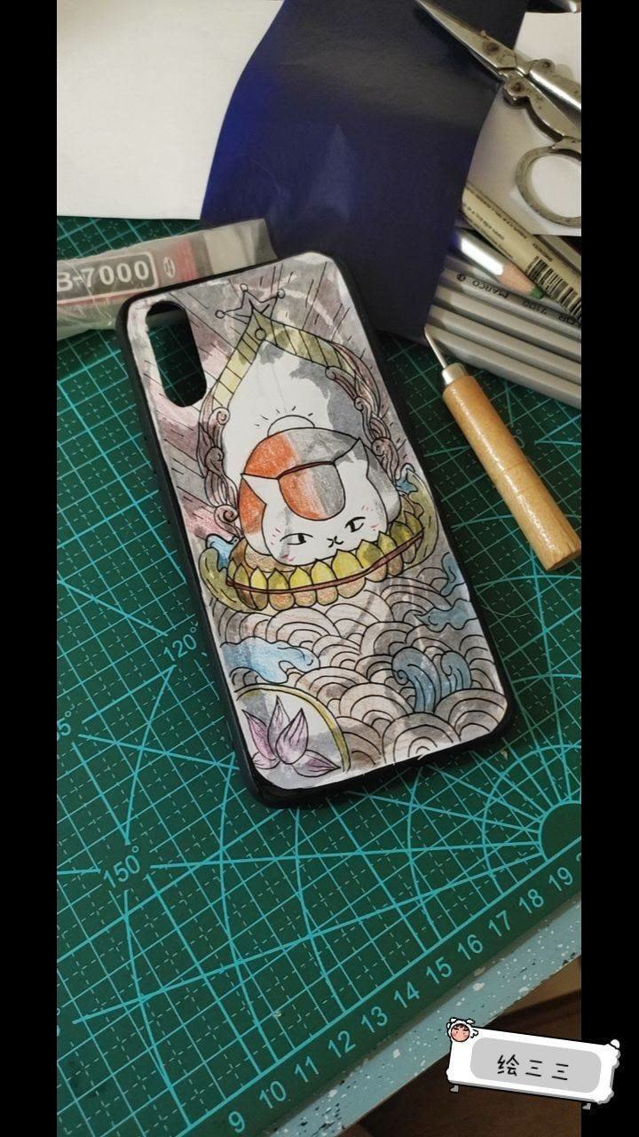 草稿篇景泰蓝手机壳草稿手机壳diy夏目友人帐