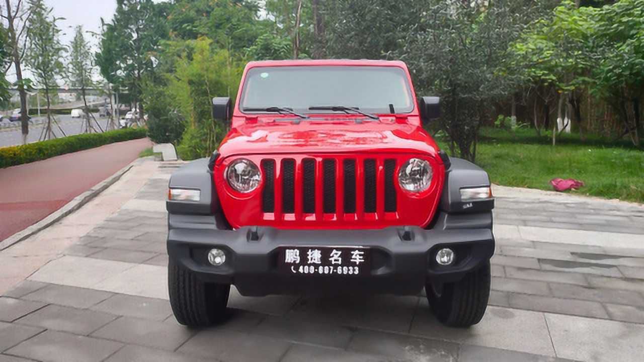 jeep牧马人改装版视频欣赏红色外观超拉风霸气越野