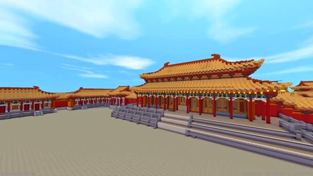 迷你世界 故宫微缩模型,太酷了