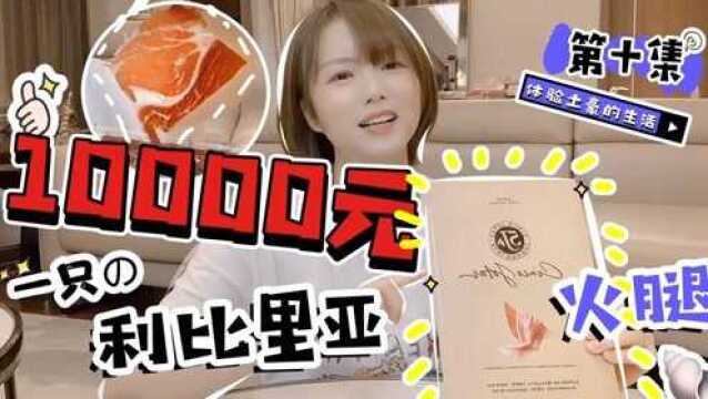 10000一只的利比亚火腿,美女都下得去手,真有钱