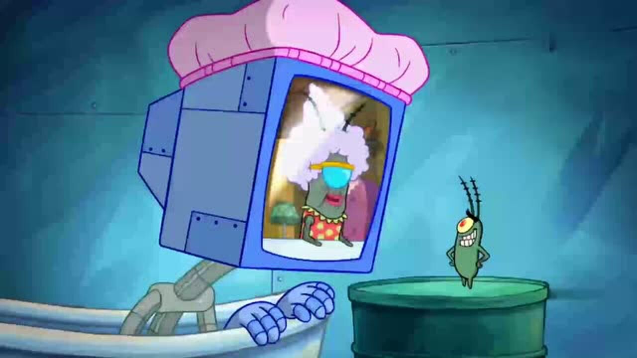 海绵宝宝撩妹高手痞老板给凯伦按摩还用机油泡澡