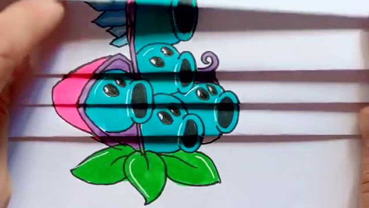 打开发现好有趣,寒冰射手豌豆升级变身,五次发射厉害了!