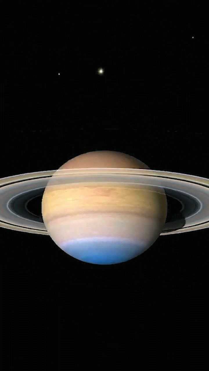 这声音太恐怖了土星的巨大光环和它在宇宙发出的声音