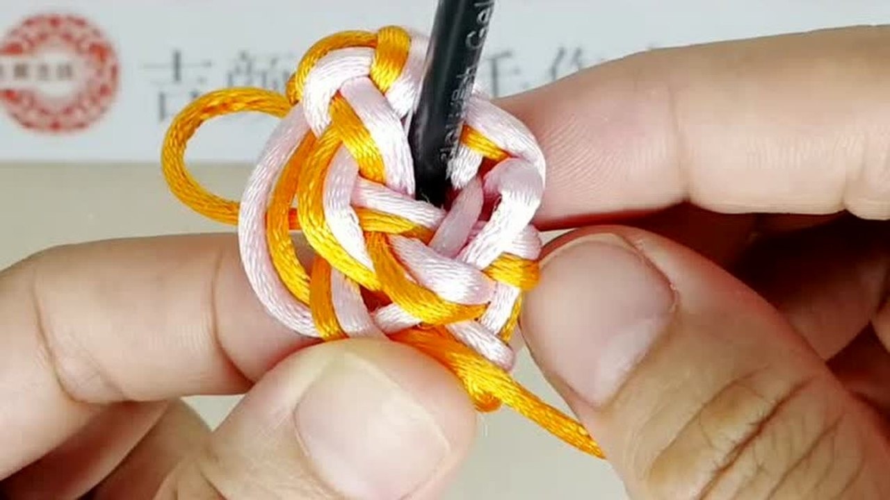 编绳基本结-六边菠萝结
