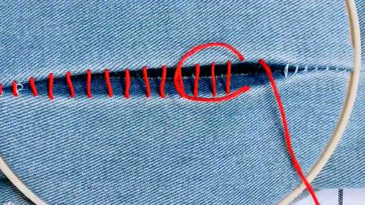 裤子撑裂了怎么办教你无痕缝补的小技巧既简单又实用学到就是赚到