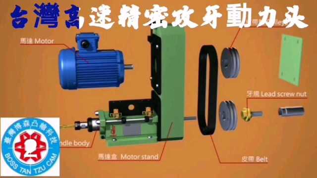 攻牙动力头(全自动攻牙主轴头)