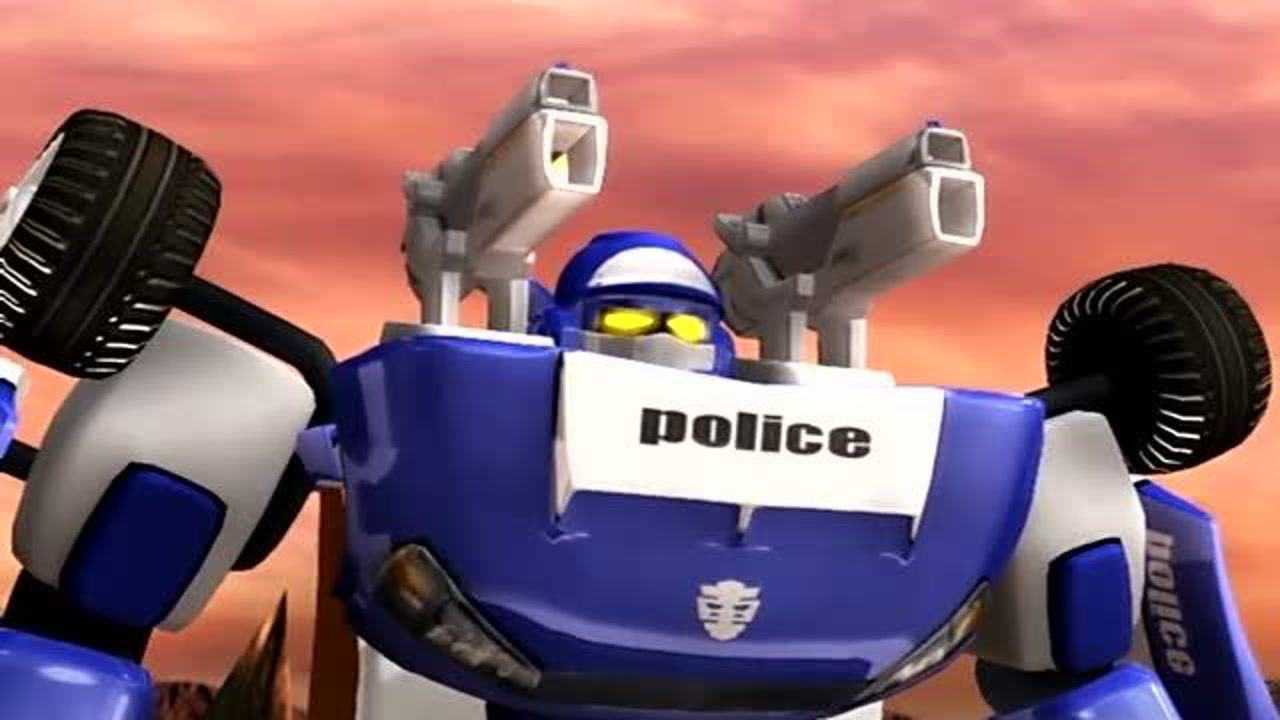 洛洛历险记洛洛操控急先锋使出绝招这下急先锋相信洛洛就是机战王了