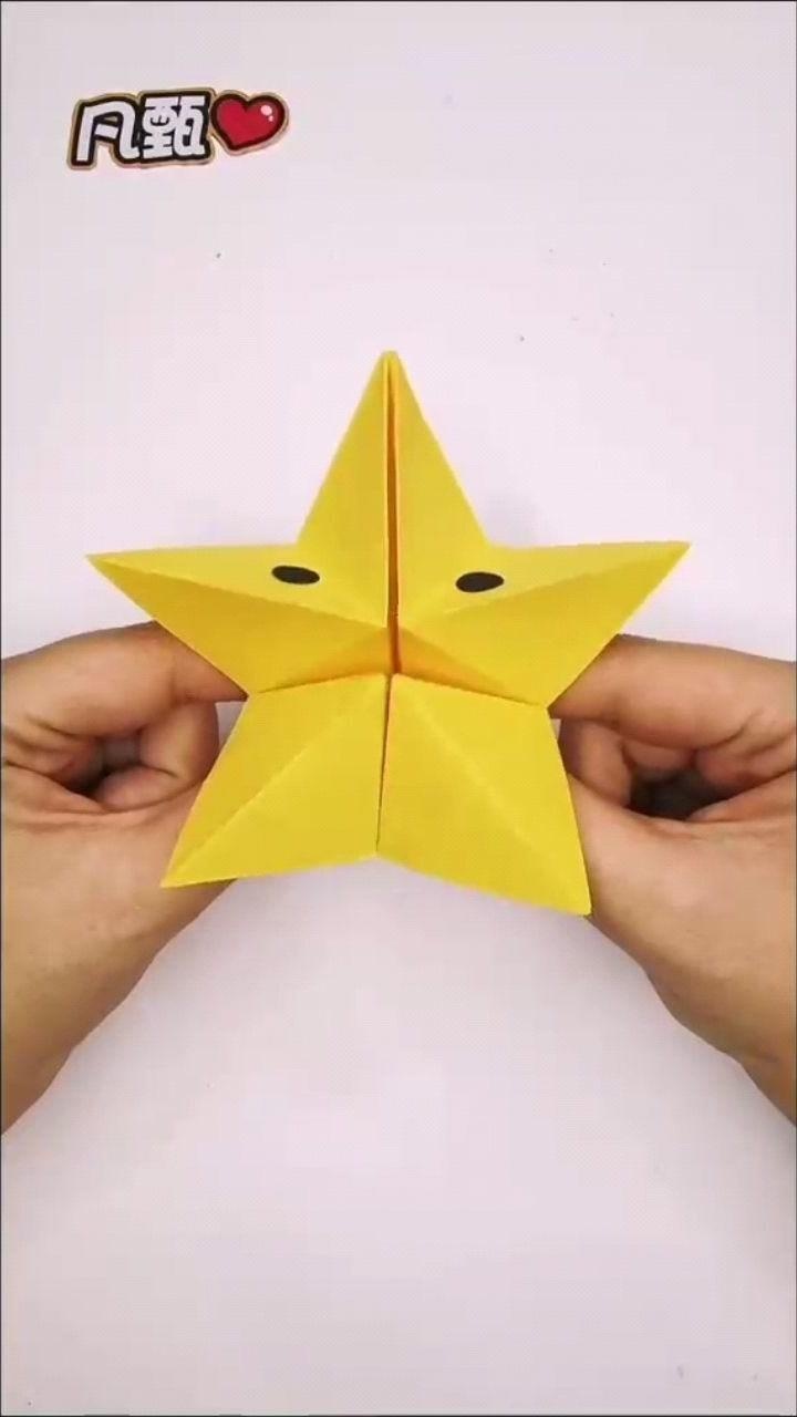 会说话的小星星折纸折纸教程手工幼儿手工创意手工星星