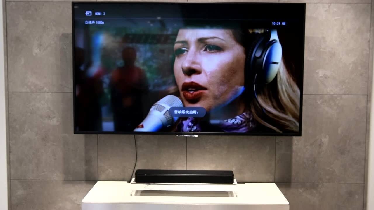 小身材也有金嗓子bosetvspeaker电视音响评测