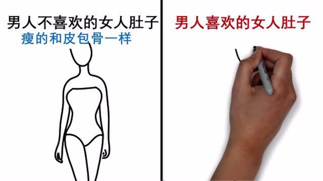 男人喜欢的“女人肚子”原来长这样?网友:真实!形象!