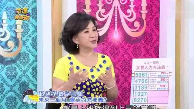 数字占卜:先选一组数字,未来一个月,我会活力充沛吗?