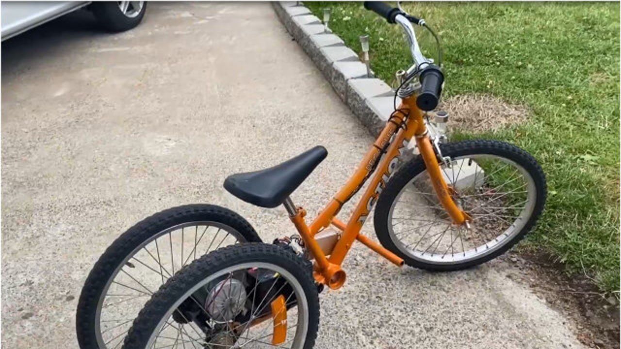 男子教你用简单工具改造电动三轮车实现了低成本改装