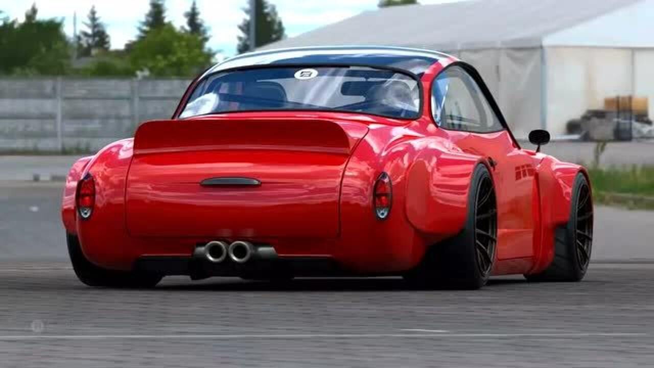 60年代大众卡尔曼karmann吉亚小跑车ghia